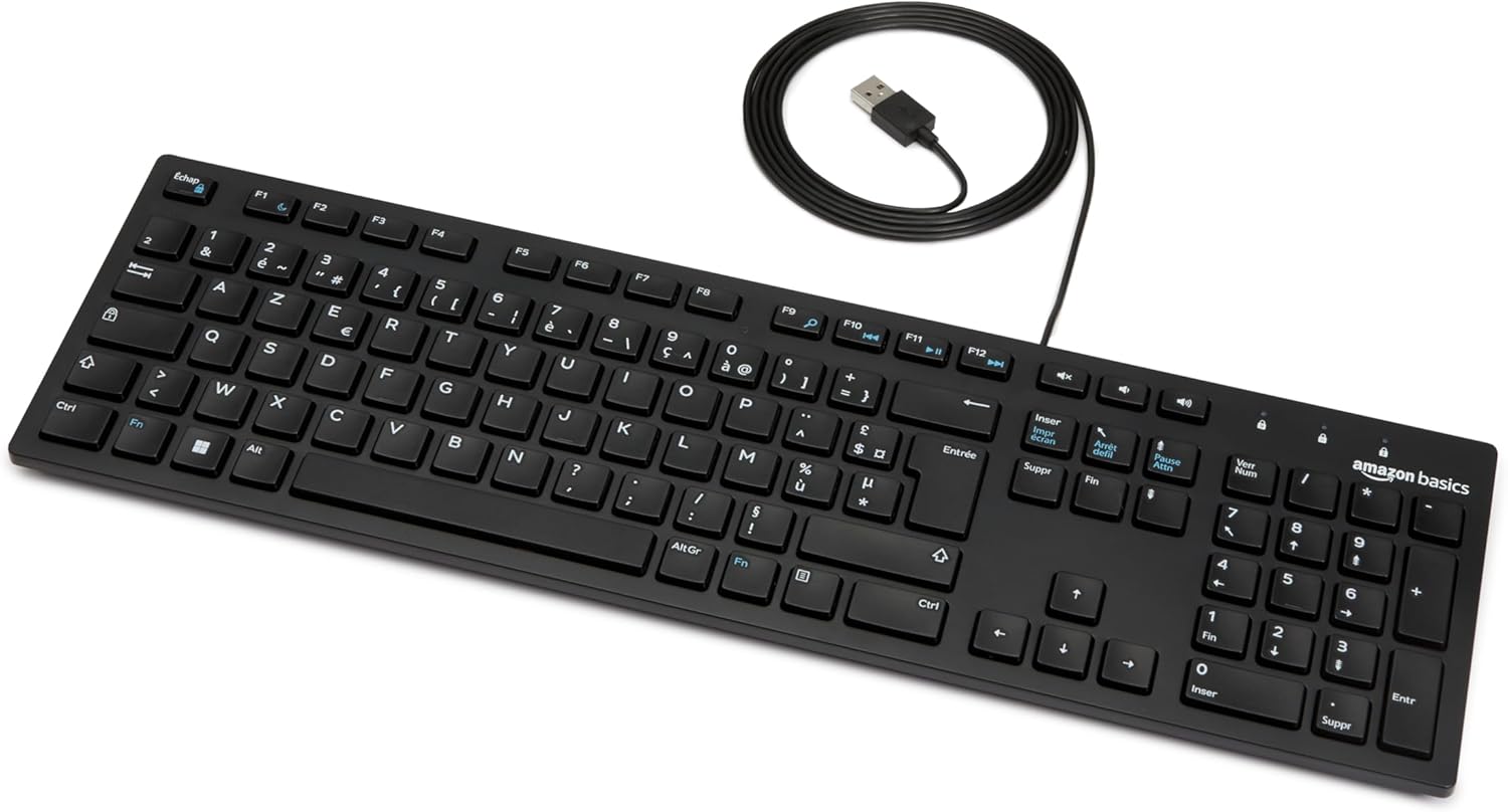 Clavier Amazon Basics AZERTY